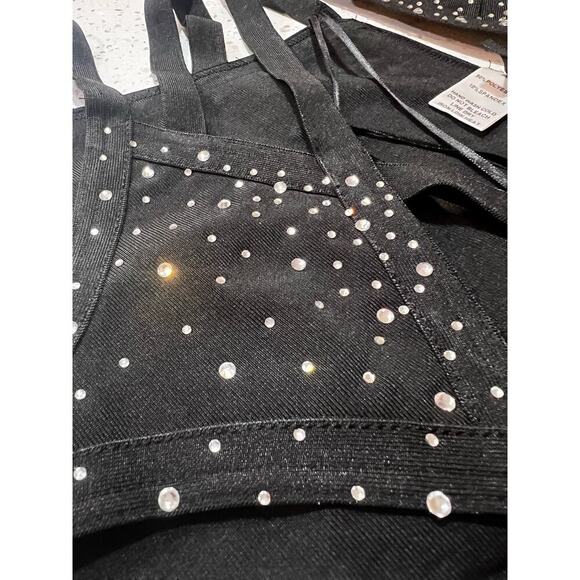 Fashion Nova icy girl Sparkly Black Swimsuit - Size Large - Excellent - Picture 6 of 8